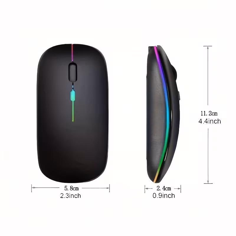 Souris Sans Fil Mince Rechargeable